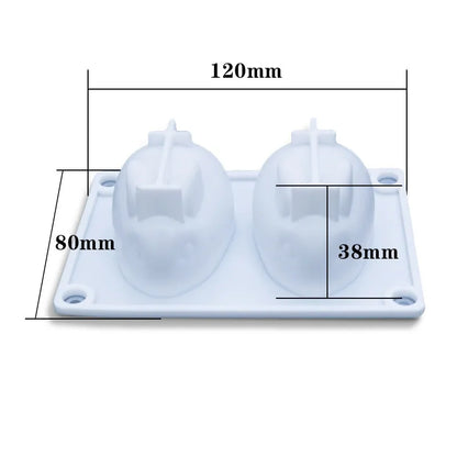 3D Easter Bunny Mold - Create Adorable Treats with Ease - The Gift Shop