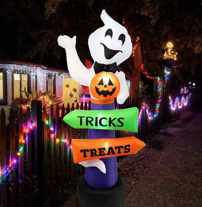 Halloween Inflation Model Road Sign | Spooky Inflatable Decoration - The Gift Shop