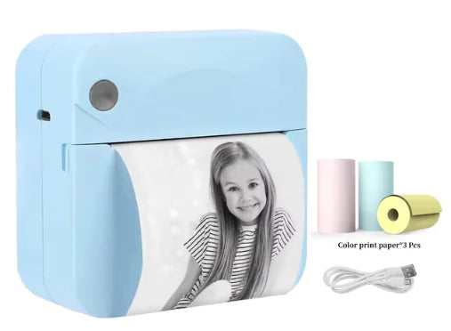 Mini Bluetooth Thermal Printer - Portable Ink-Free Photo & Note Printing - The Gift Shop