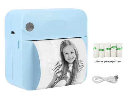 Mini Bluetooth Thermal Printer - Portable Ink-Free Photo & Note Printing - The Gift Shop