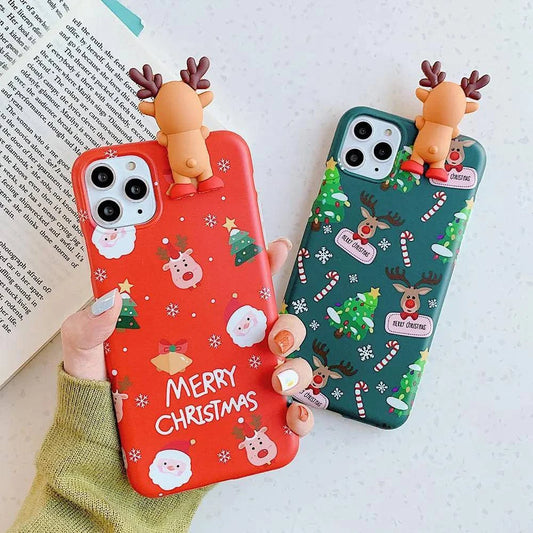 3D Christmas Reindeer Case - The Gift Shop