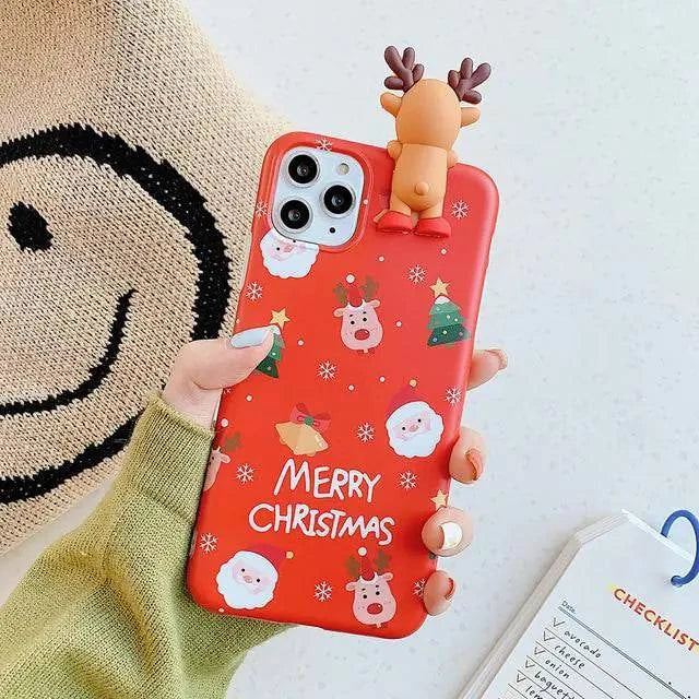 3D Christmas Reindeer Case - The Gift Shop