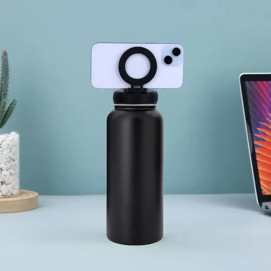 Water Bottle With Magnetic Phone Mount - The Gift Shop