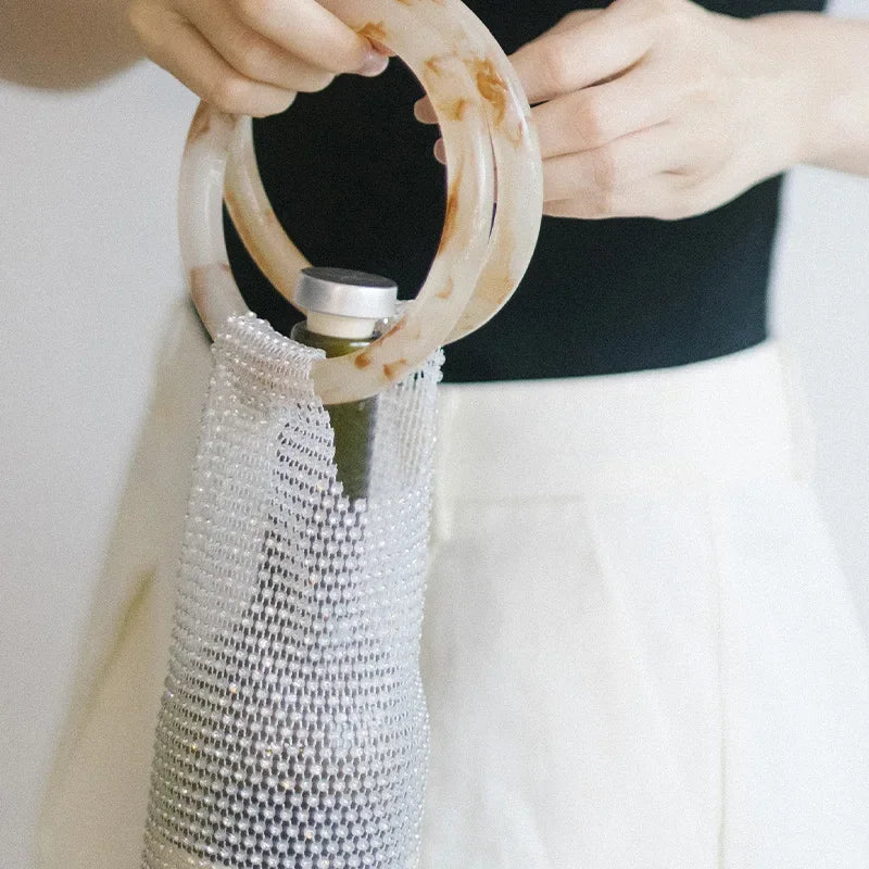 Diamond Wine Bottle Gift Bag | Elevate Your Gift-Giving - The Gift Shop