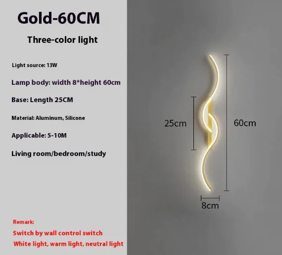 Modern LED Wall Light – Sleek Design for Contemporary Spaces - The Gift Shop