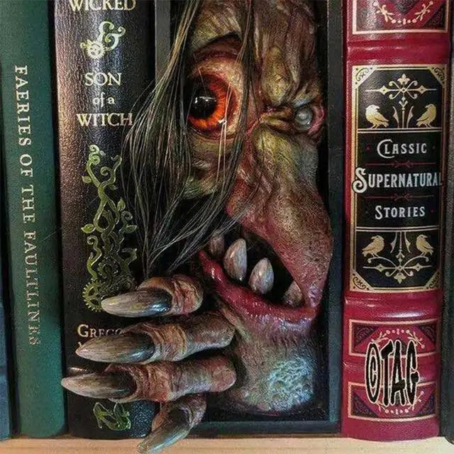 Spooky Halloween Bookmark | Durable Resin Bookmark for Horror Fans - The Gift Shop
