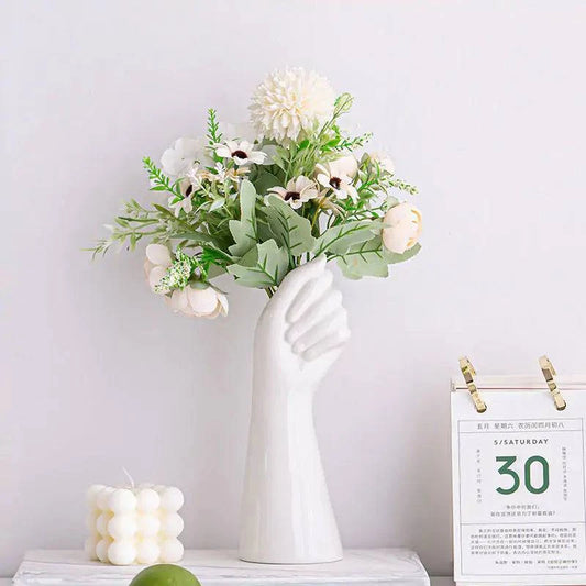 Artistic Ceramic Hand Vase - The Gift Shop