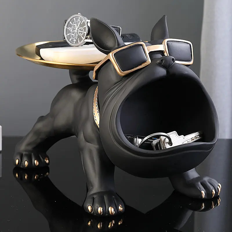 French Bulldog Butler Statue Storage – Stylish & Functional Home Décor - The Gift Shop