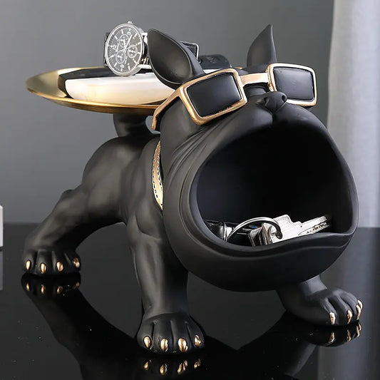 French Bulldog Butler Statue Storage – Stylish & Functional Home Décor - The Gift Shop