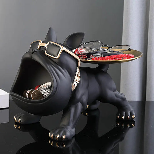 French Bulldog Butler Statue Storage – Stylish & Functional Home Décor - The Gift Shop