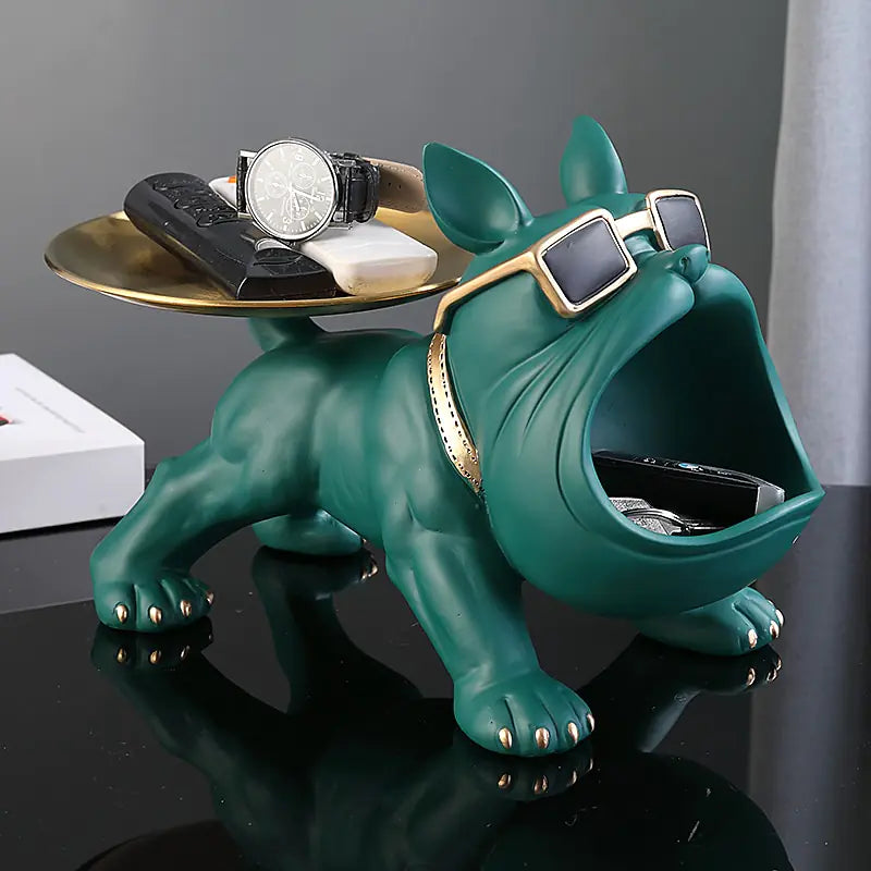 French Bulldog Butler Statue Storage – Stylish & Functional Home Décor - The Gift Shop