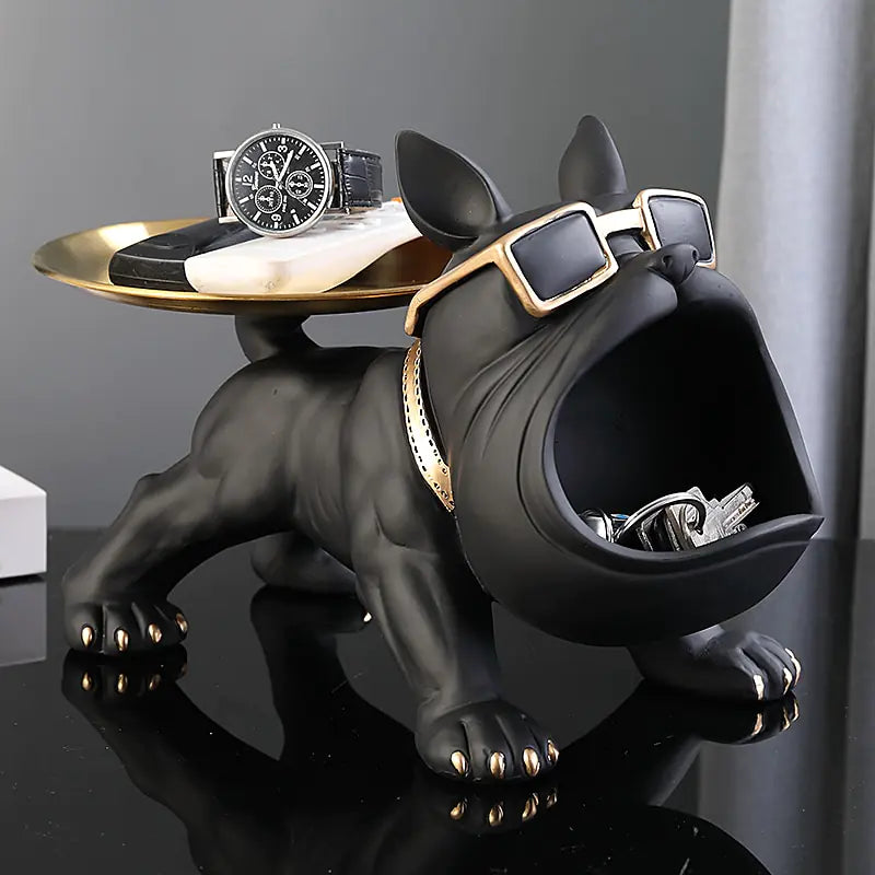 French Bulldog Butler Statue Storage – Stylish & Functional Home Décor - The Gift Shop