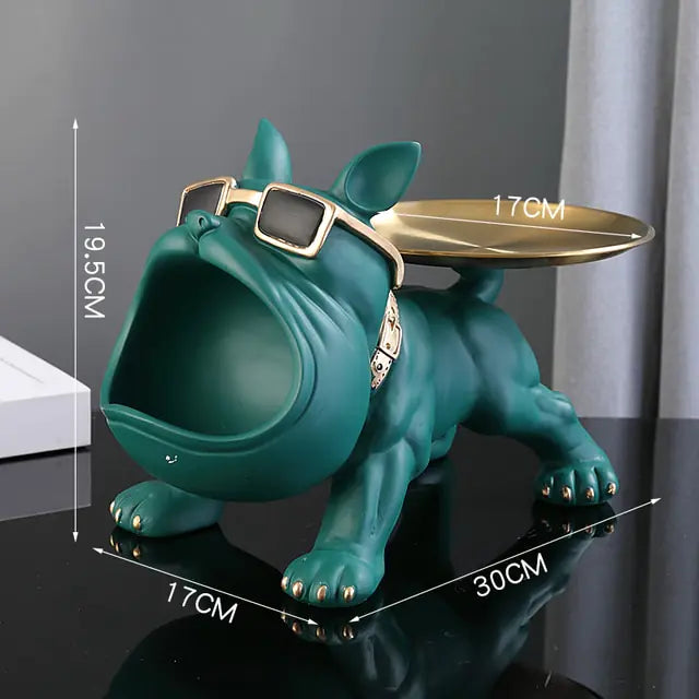 French Bulldog Butler Statue Storage – Stylish & Functional Home Décor - The Gift Shop