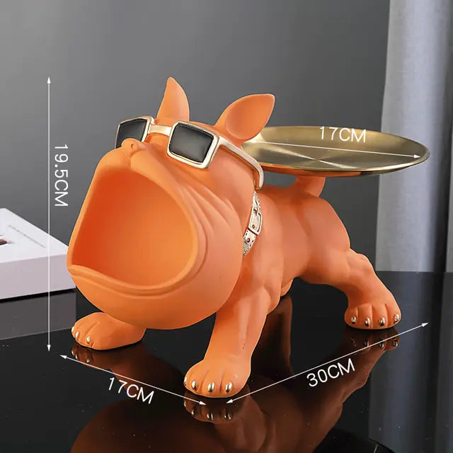 French Bulldog Butler Statue Storage – Stylish & Functional Home Décor - The Gift Shop