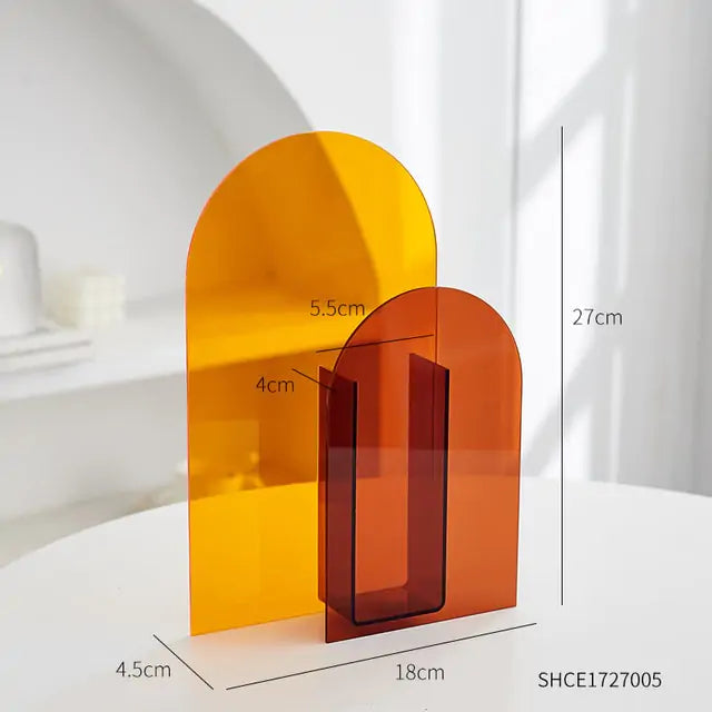 Minimalist Acrylic Vase - The Gift Shop