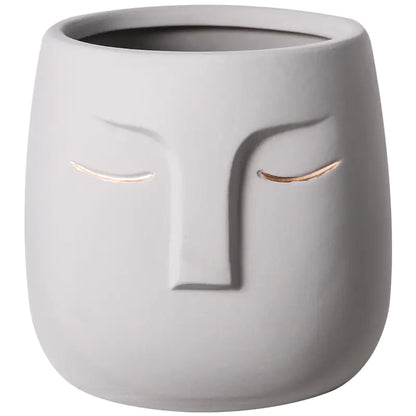 Ceramic Face Vase - The Gift Shop