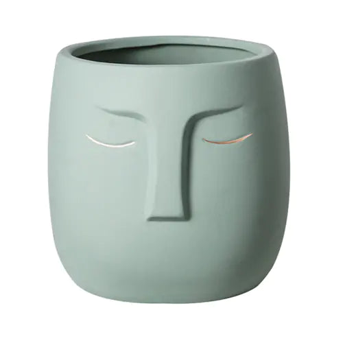 Ceramic Face Vase - The Gift Shop