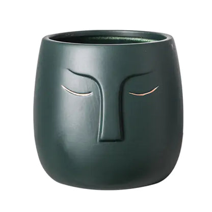 Ceramic Face Vase - The Gift Shop