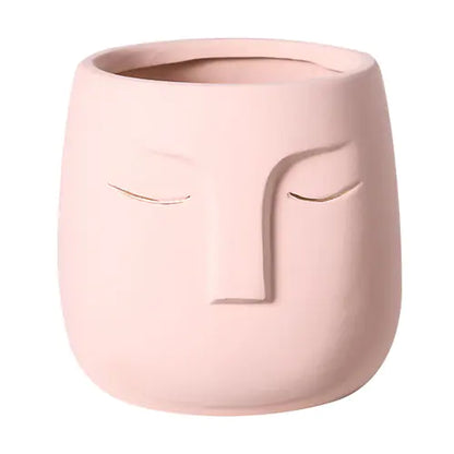 Ceramic Face Vase - The Gift Shop