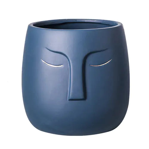 Ceramic Face Vase - The Gift Shop