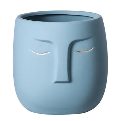 Ceramic Face Vase - The Gift Shop