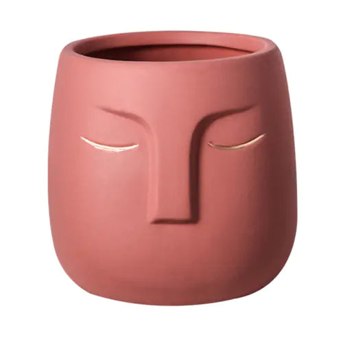 Ceramic Face Vase - The Gift Shop