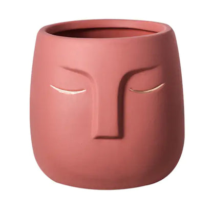 Ceramic Face Vase - The Gift Shop