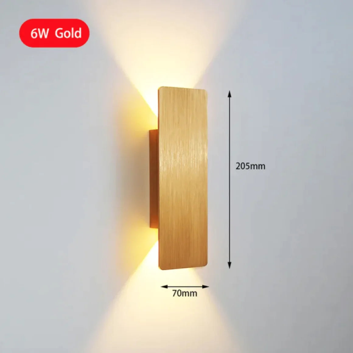 6W LED Indoor Wall Lamp - Modern Energy-Efficient Lighting - The Gift Shop
