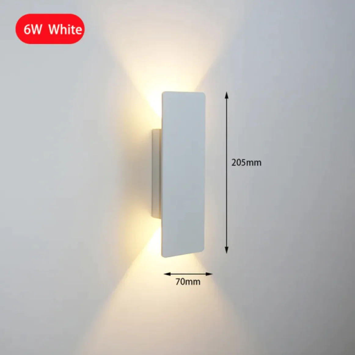 6W LED Indoor Wall Lamp - Modern Energy-Efficient Lighting - The Gift Shop