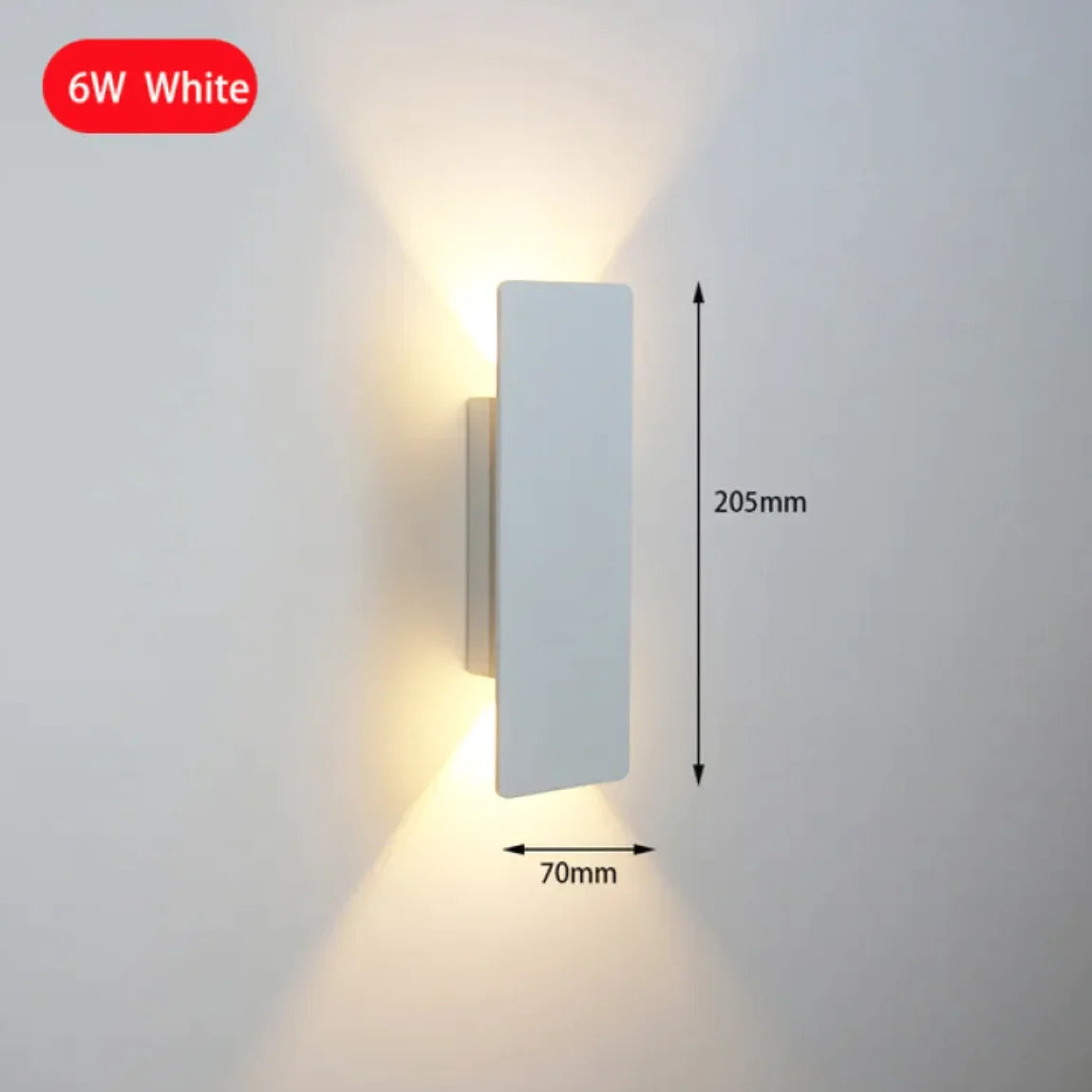 6W LED Indoor Wall Lamp - Modern Energy-Efficient Lighting - The Gift Shop