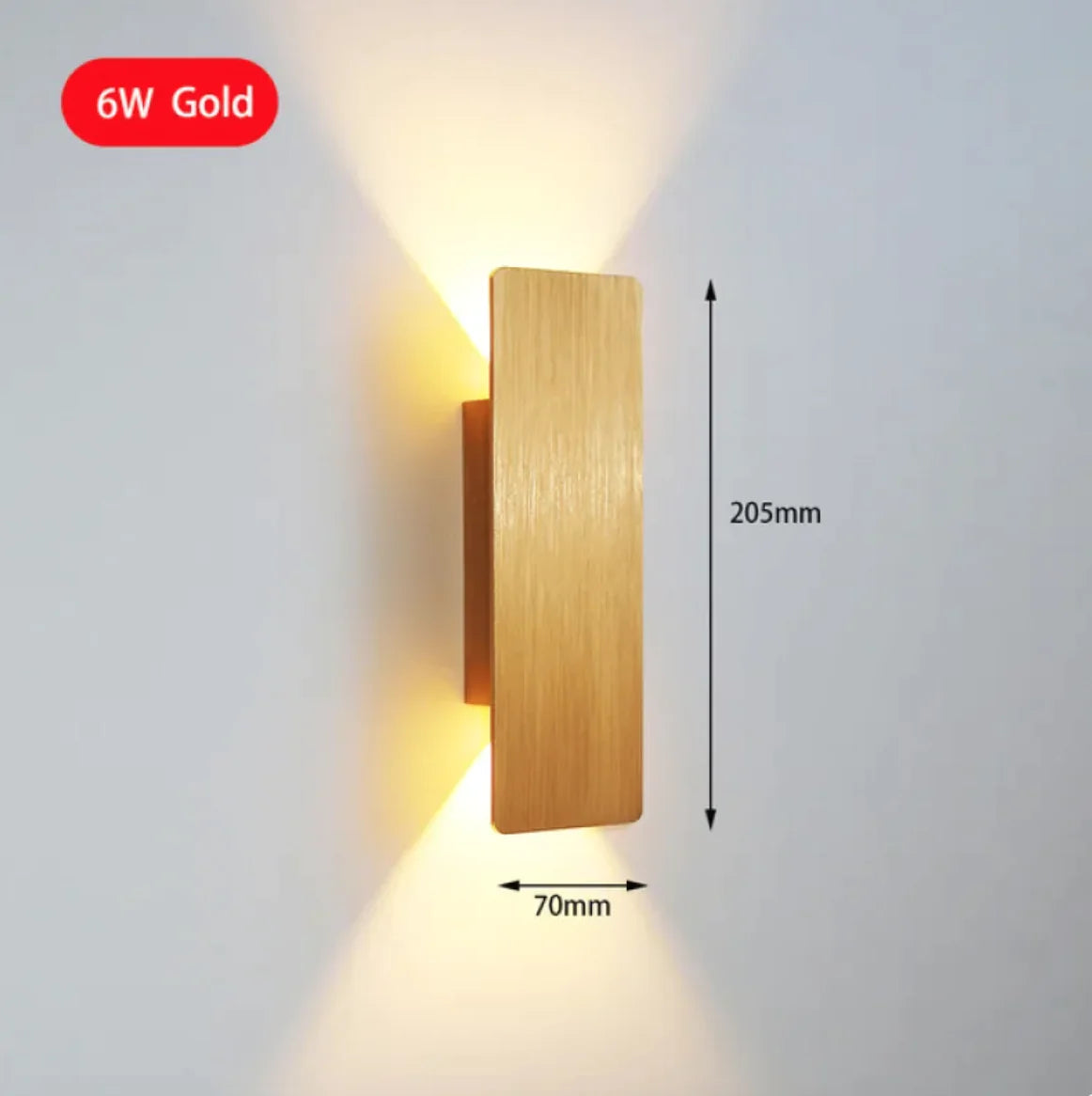 6W LED Indoor Wall Lamp - Modern Energy-Efficient Lighting - The Gift Shop