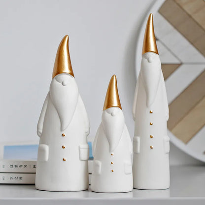 Hand-Painted Ceramic Santa Claus Set - The Gift Shop