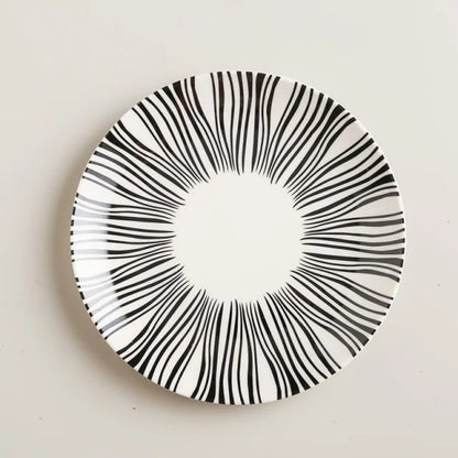 Geometric Pattern Ceramic Plate - The Gift Shop