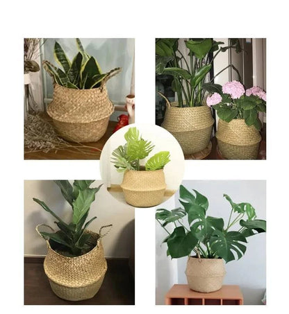 Seagrass Hanging Planter Basket - The Gift Shop