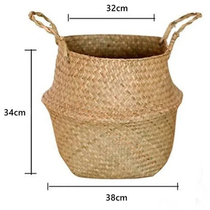 Seagrass Hanging Planter Basket - The Gift Shop