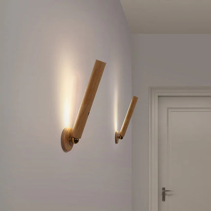Smart Rotatable Wooden Night Light - The Gift Shop