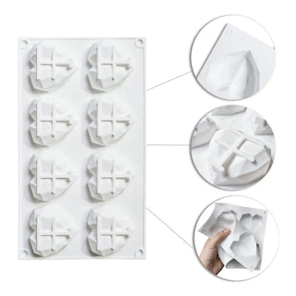 3D Diamond Heart Shaped Baking Mold - The Gift Shop