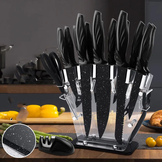 Stainless Steel Kitchen Knives Set - The Gift Shop