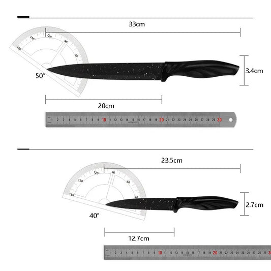 Stainless Steel Kitchen Knives Set - The Gift Shop