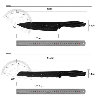 Stainless Steel Kitchen Knives Set - The Gift Shop