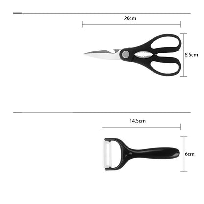 Stainless Steel Kitchen Knives Set - The Gift Shop