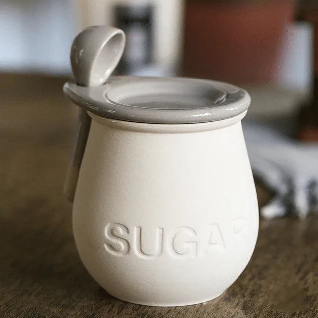 Vintage Ceramic Spice Bottle with Lid - The Gift Shop