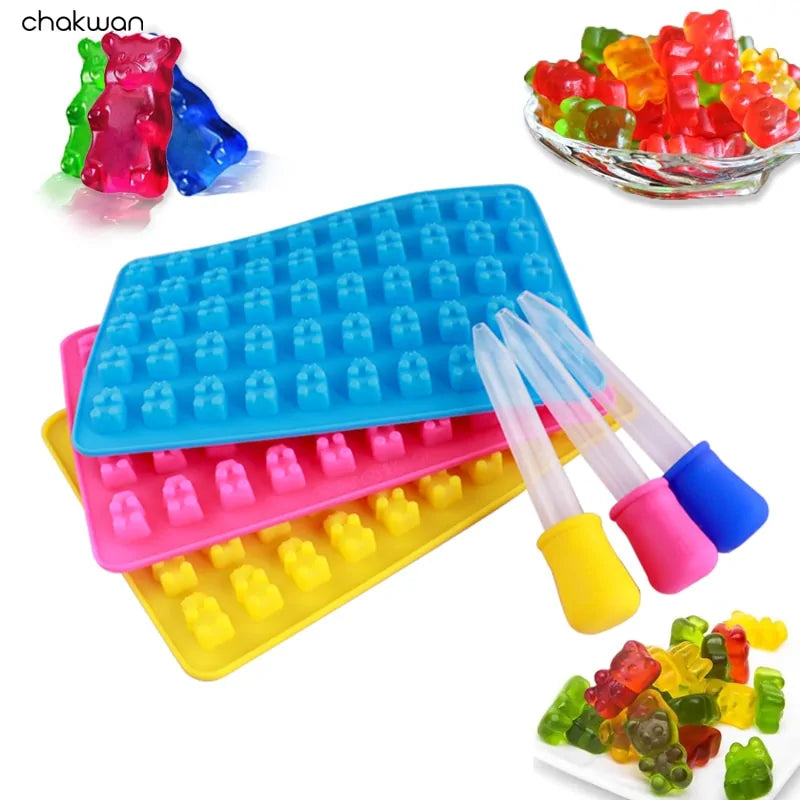 Gummy Bear Jelly & Chocolate Molds - The Gift Shop
