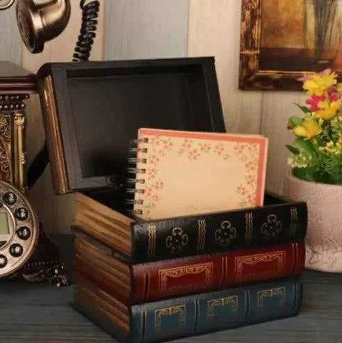 Vintage Book-Shaped Storage Box - The Gift Shop