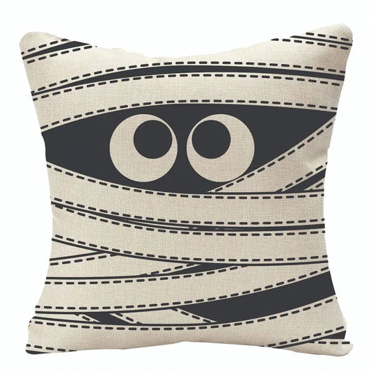 Halloween Cushion Cover | Spooky Decorative Pillow Cover for Seasonal Decor - The Gift Shop