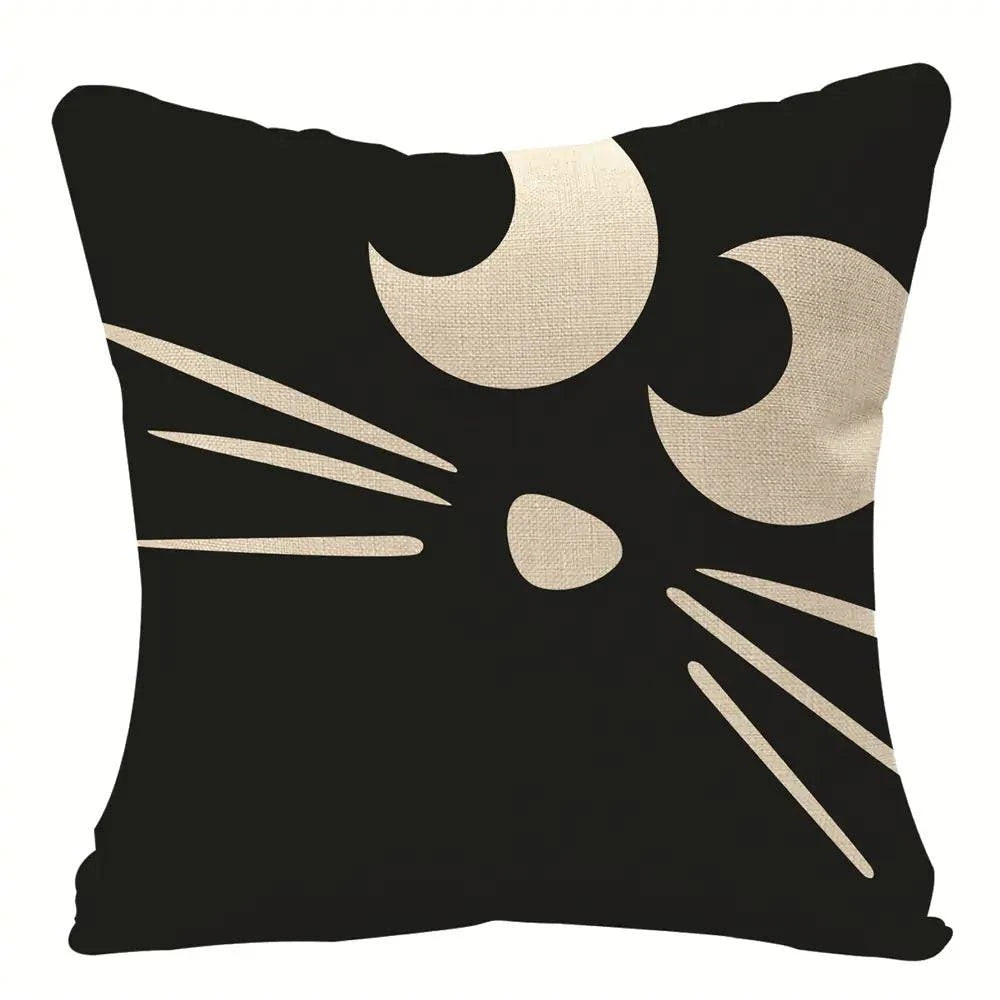 Halloween Cushion Cover | Spooky Decorative Pillow Cover for Seasonal Decor - The Gift Shop