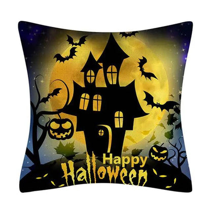 Halloween Cushion Cover | Spooky Decorative Pillow Cover for Seasonal Decor - The Gift Shop