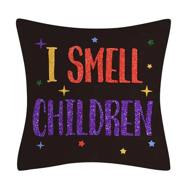 Halloween Cushion Cover | Spooky Decorative Pillow Cover for Seasonal Decor - The Gift Shop
