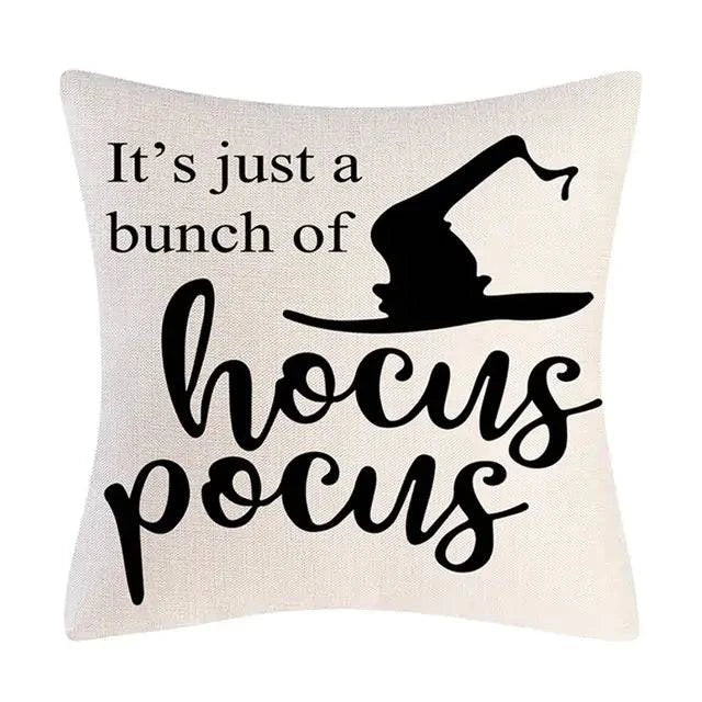 Halloween Cushion Cover | Spooky Decorative Pillow Cover for Seasonal Decor - The Gift Shop