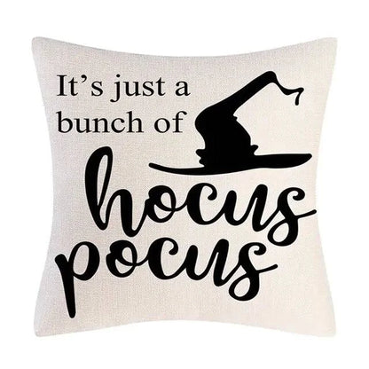 Halloween Cushion Cover | Spooky Decorative Pillow Cover for Seasonal Decor - The Gift Shop